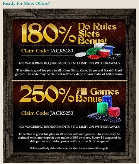 200 no deposit bonus codes captain jack